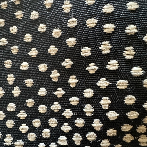 2PC 20" Black Luxury Decorative Polka Dot Cushion Throw Pillow Covers - Picture 5 of 5